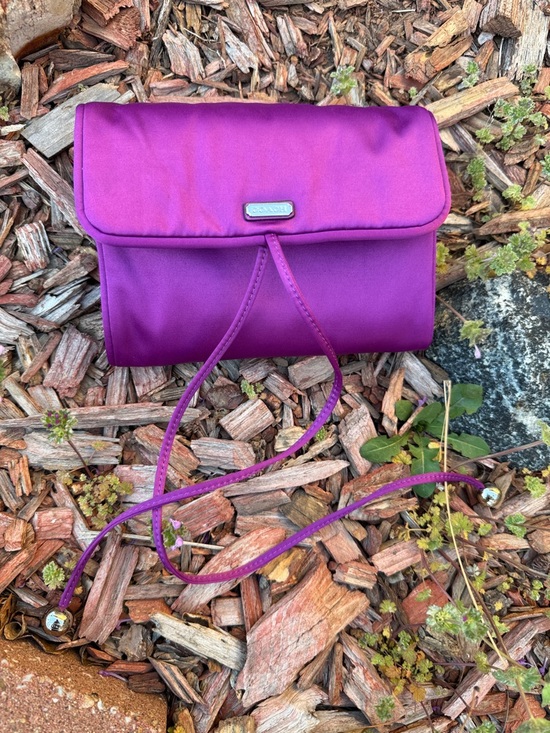 Coach Handbags - COACH Mulberry Satin Travel Jewelry Organizer